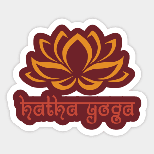 Hatha Yoga Sticker